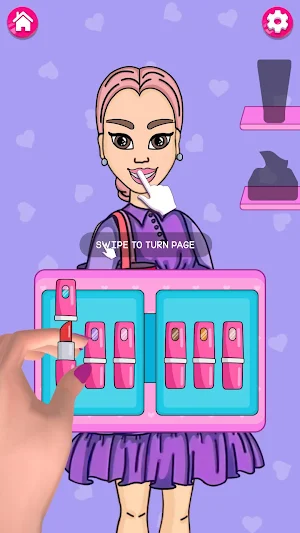 Paper Doll DIY Makeup Salon Screenshot 1