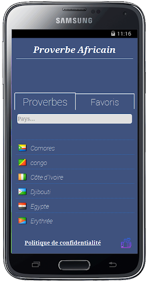 Proverbes Africain Screenshot 1