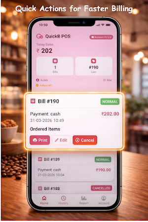 QuickB POS Screenshot 1
