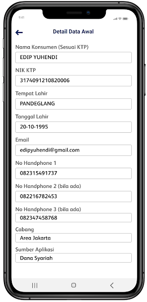 Sandia Dana Syariah Screenshot 2
