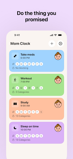 Mom Clock Screenshot 1