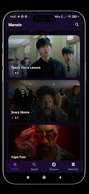 Mannic : Movie & Tv Shows Screenshot 2