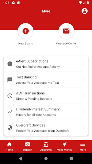 Elizabeth NJ Firemen's FCU Screenshot 2