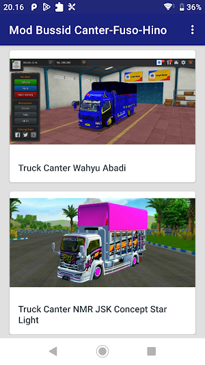 Mod Bussid Canter,Fuso & Hino Screenshot 1