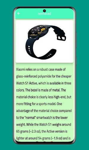 Xiaomi Watch s1 Active Guide Screenshot 0