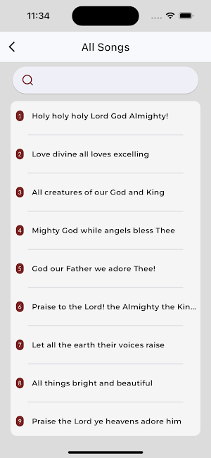 Baptist Hymns (Offline) Screenshot 3