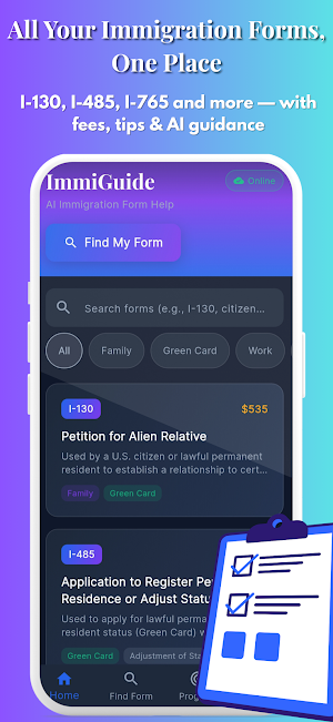 ImmiGuide: USCIS Form Helper Screenshot 0