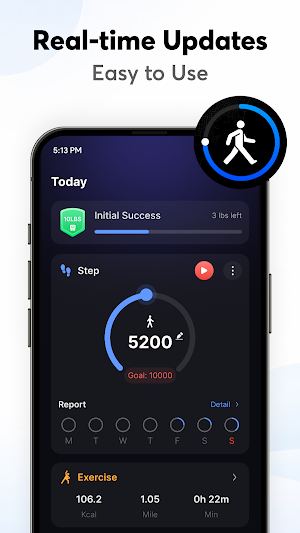 Pedometer: Step Counter Fit Screenshot 1