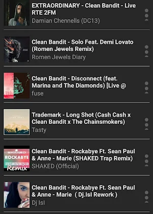 Cleand Bandit Musick player Screenshot 3