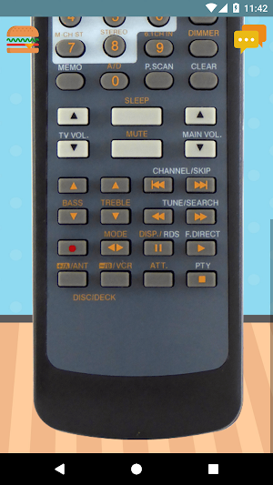 Universal Audio Receiver Remote Control Screenshot 2