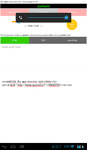 WebEditeur Screenshot 0