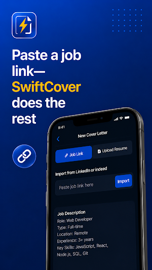 SwiftCover: AI Resume & Letter Screenshot 3