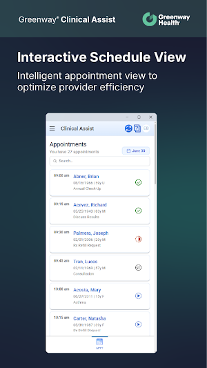 Greenway Clinical Assist Screenshot 0