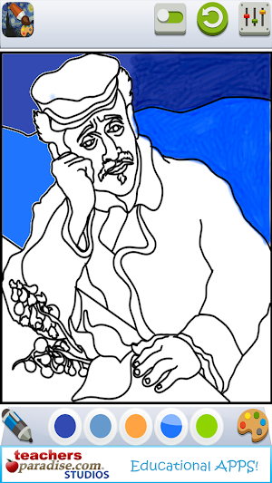 Vincent van Gogh Coloring Book Screenshot 2