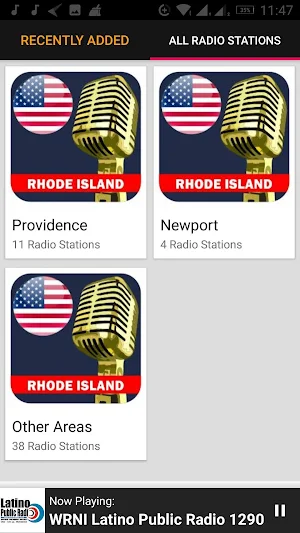 Rhode Island Radio Stations - USA Screenshot 2