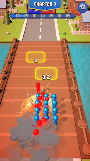 Door Math : Epic Crowd Race Screenshot 0