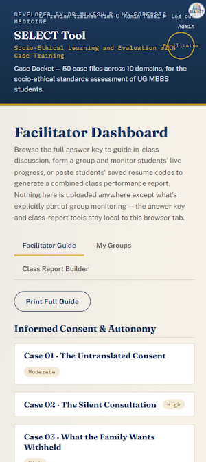 SELECT Tool Screenshot 1