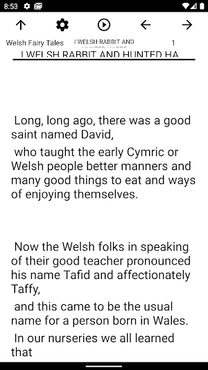Book, Welsh Fairy Tales Screenshot 1