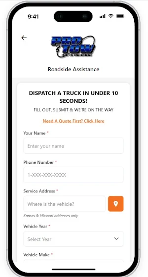 Pro Tow Kansas City - Book Tow Screenshot 2