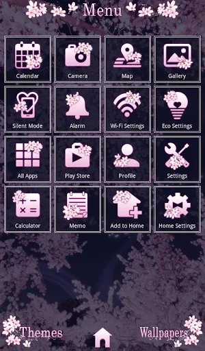 Theme-Sakura Night Fantasy- Screenshot 1