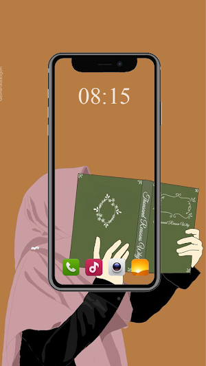 anime hijab wallpaper Screenshot 3
