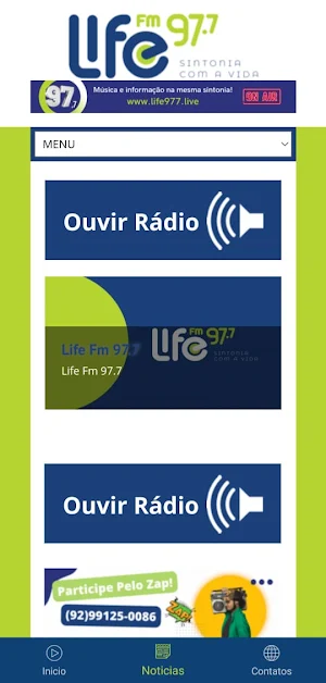 Rádio Life 97.7 Screenshot 1