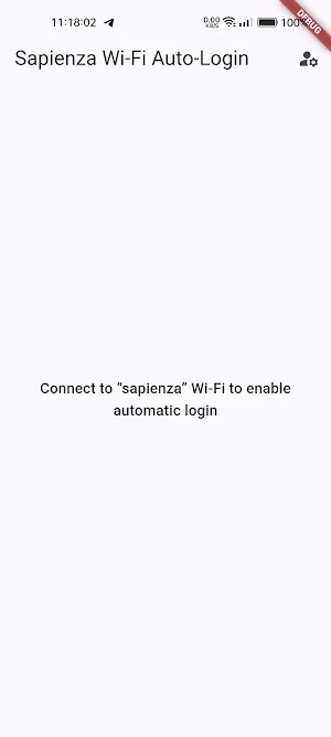 Sapienza Wi-Fi Auto Login Screenshot 3