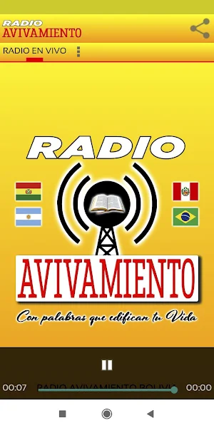 Radio Avivamiento Bolivia Screenshot 1