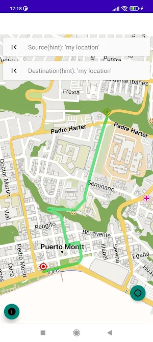 Los Lagos Chile Offline Map Screenshot 0