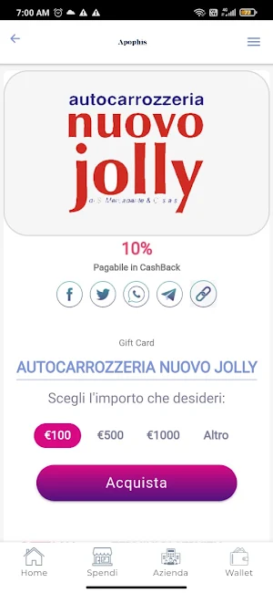 Apophis Cashback Screenshot 1