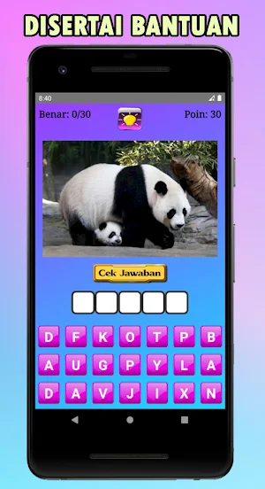 Tebak Nama Hewan Screenshot 1