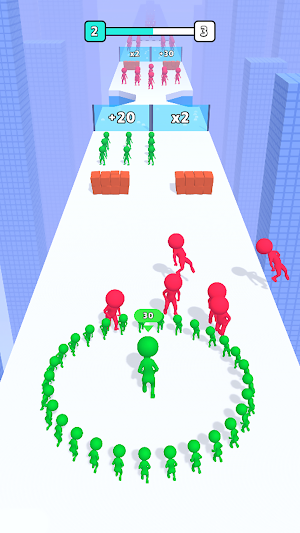 Circles Run 3D Screenshot 0