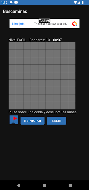 Buscaminas Screenshot 1