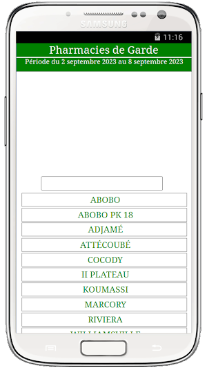 Pharmacies de garde et Prix Screenshot 1