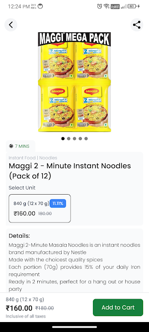 QuickMart: Groceries Demo App Screenshot 3