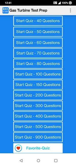 Gas Turbine Questions Screenshot 0