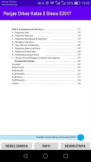 Penjas Orkes Kelas 8 Siswa E2017 Screenshot 3