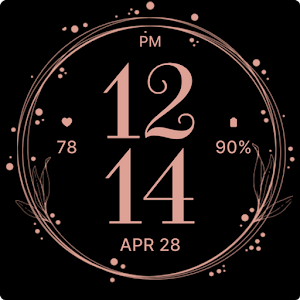 Beauty Floral Watch Face Screenshot 3