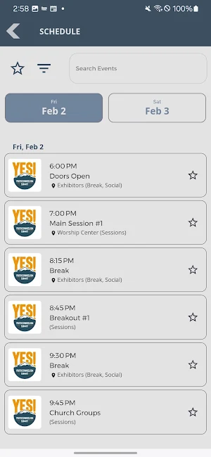 YES! Summit Screenshot 1