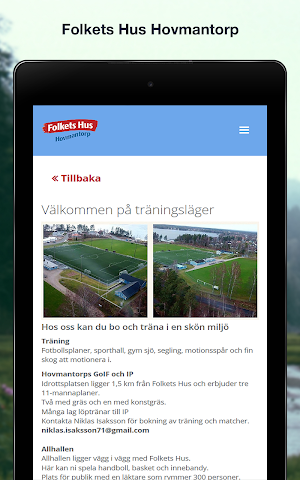 Folkets Hus Hovmantorp Screenshot 2