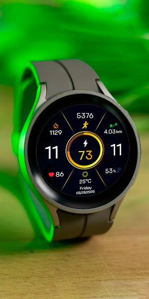 Digital NeoHorizon Watch Face Screenshot 2