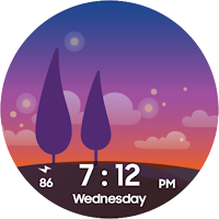 Time Scene3 Digital Watch Face