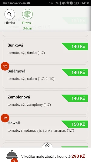 Pizza Tišnov Screenshot 2