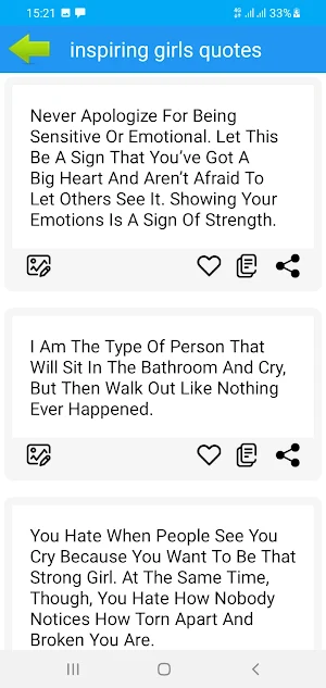 Girls Quotes Screenshot 2