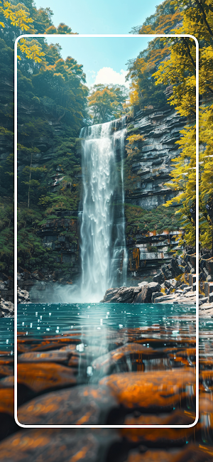 Cool Waterfall Wallpaper 4K HD Screenshot 1
