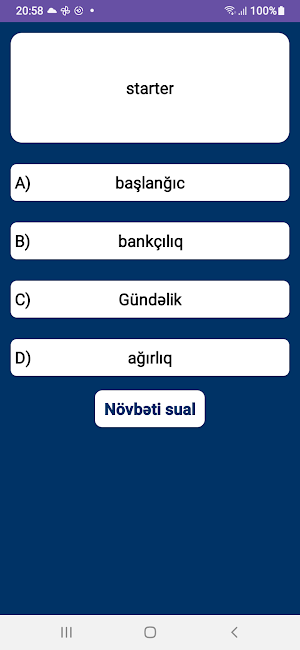 İngiliscə söz əzbərlə Screenshot 3