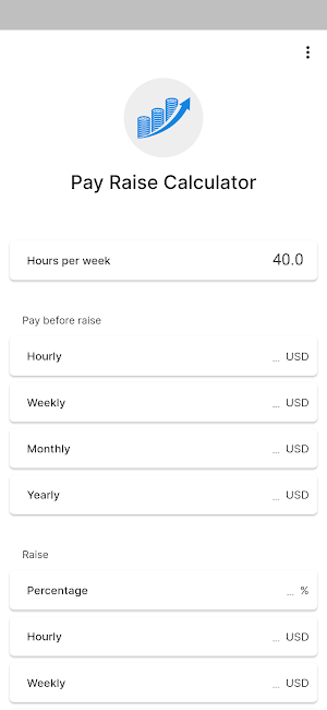 Pay Raise Calculator Screenshot 0