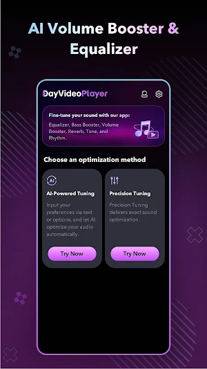 DayVideoPlayer: AI Equalizers Screenshot 1