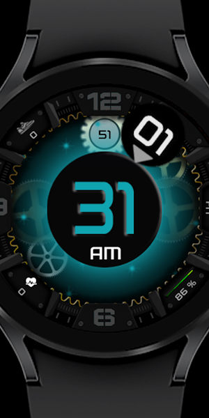 [SSP] Gear Digital Watch Face Screenshot 0