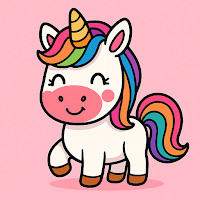 Unicornly: Coloring Book